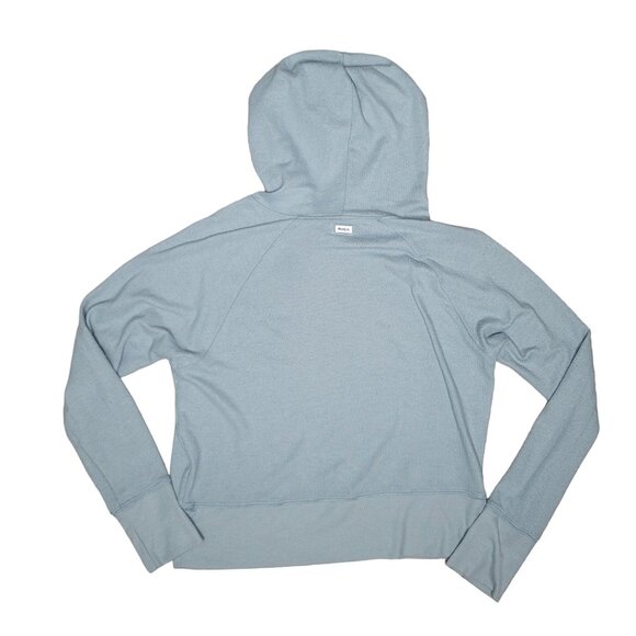 RVCA Women's Pullover Hoodie Light Blue super soft Size Medium - Picture 3 of 4